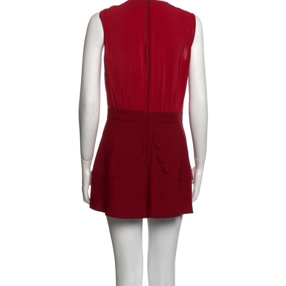 Red Valentino Silk Crew Neck Romper. XS US 2 - Picture 4 of 4